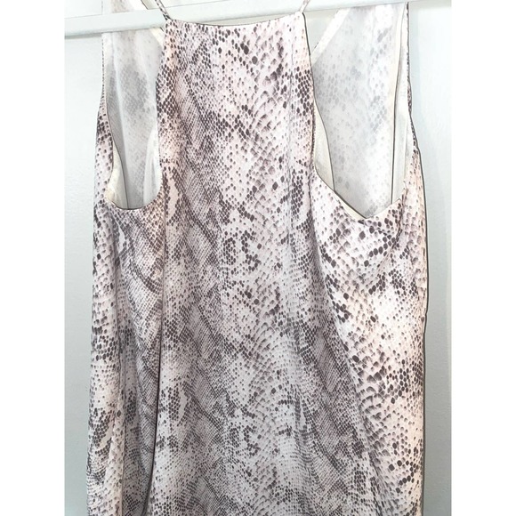 Loft xs cute lightweight airy snakeskin tank blouse 0008 - Picture 3 of 8